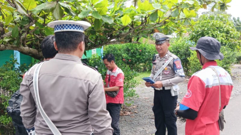 Satlantas Polres Pulang Pisau Turun ke Jalan, Ajak Warga Tertib Lalu Lintas Lewat Sentuhan Ramah