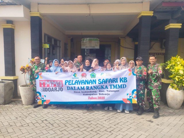 Safari KB Satgas TMMD 126, Langkah Nyata Wujudkan Keluarga Sejahtera di Kepadangan foto/safari KB Satgas TMMD Istimewah