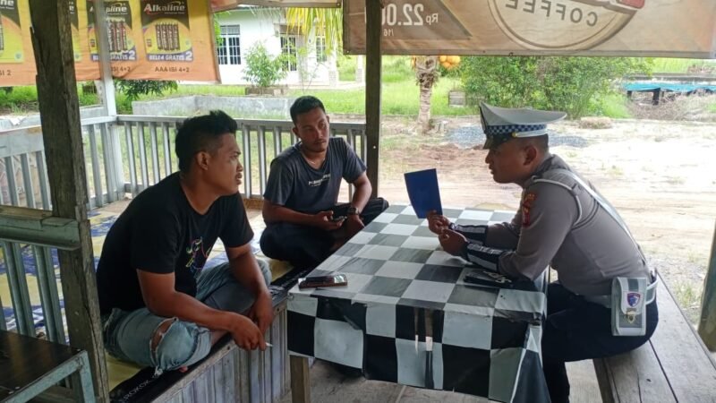Satlantas Pulang Pisau Gelar “Polantas Menyapa”, Bangun Budaya Tertib Lalu Lintas