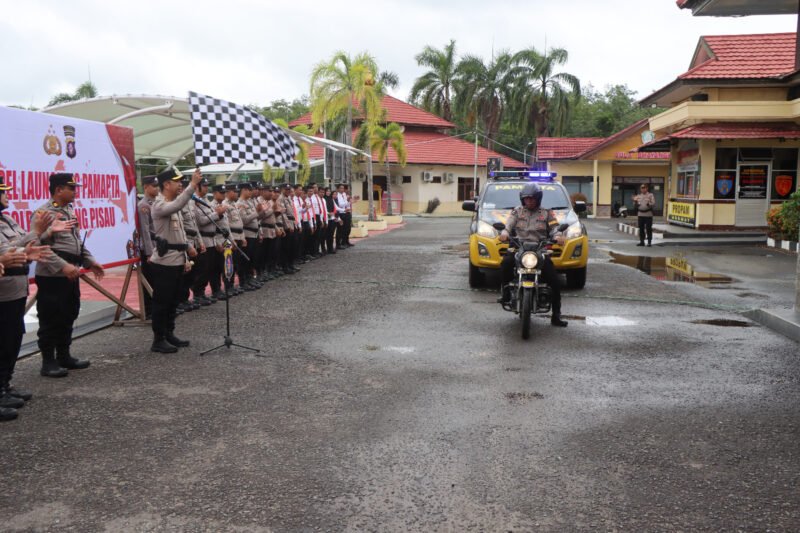 Usai Launching, Kapolres Pulang Pisau Langsung Lepas Kendaraan Patroli Pamapta