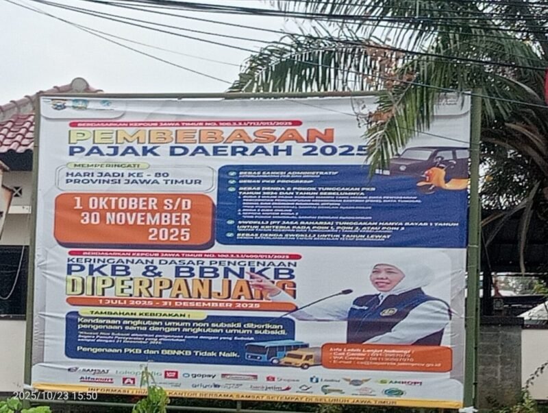 Samsat Sidoarjo Kota Bantah Adanya Praktek Pungli saat Program Pemutihan