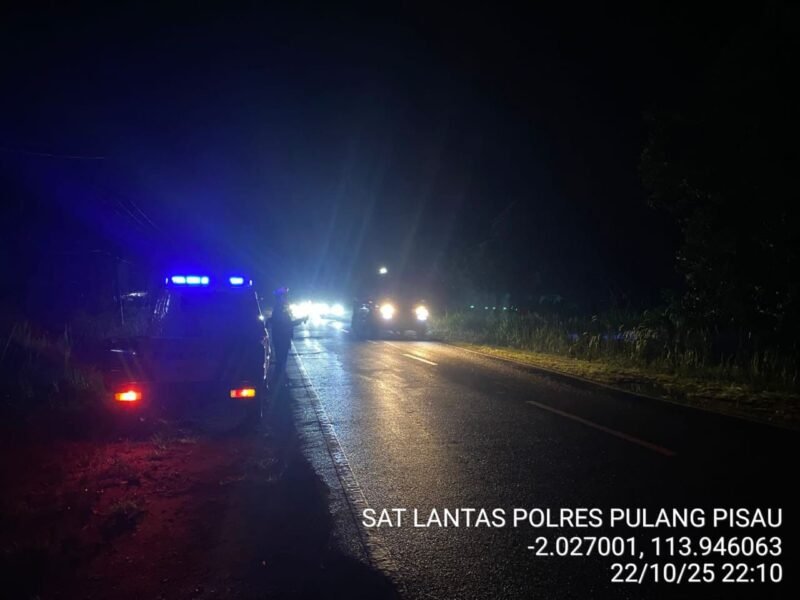 Polres Pulang Pisau Tingkatkan Kehadiran Polisi di Malam Hari, Gencarkan Patroli Blue Light di Lokasi Rawan