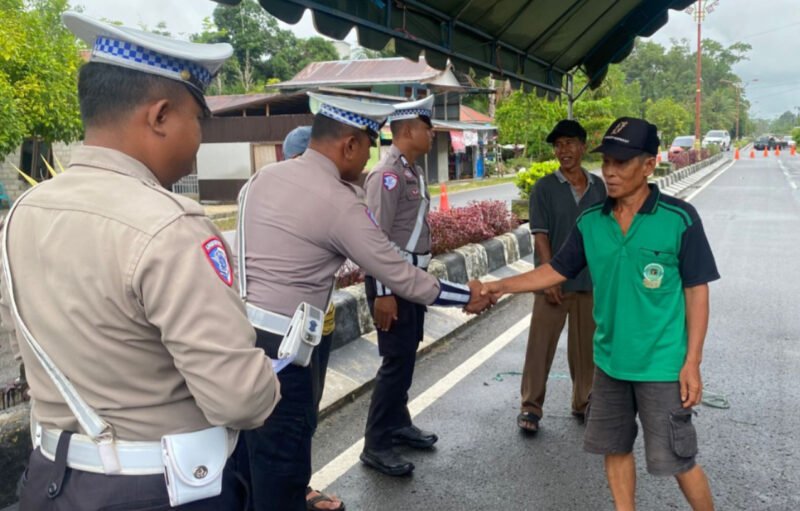 Kehadiran Polri di Tengah Warga, Satlantas Polres Pulang Pisau Gelar ‘Polantas Menyapa’