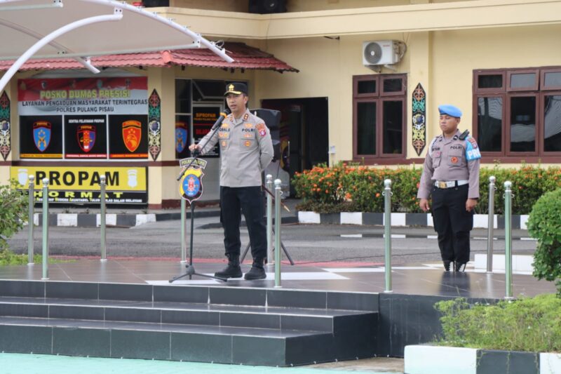 Kapolres Pulang Pisau Dorong Optimalisasi Pamapta demi Ciptakan Rasa Aman di Tengah Masyarakat (foto/istimewah/kapolres)