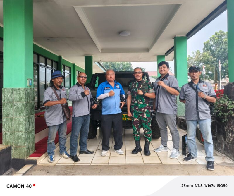 IWO-I DPD Kota Bekasi Jalin Silahturohmi dan Perkenalan dengan Danyon 7/ Biringgalih