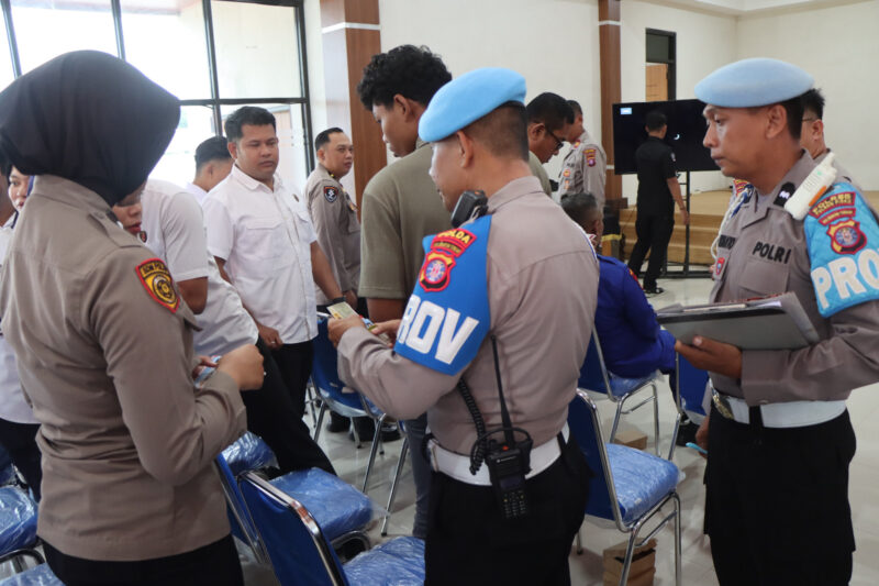 Bidpropam Polda Kalteng Lakukan Pemeriksaan Etika dan Disiplin di Polres Pulang Pisau