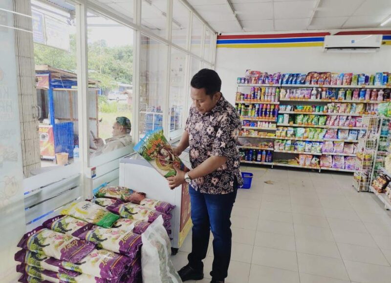 Harga Beras Aman dan Stabil, Satgas Pangan Polres Pulang Pisau Pantau Retail Modern