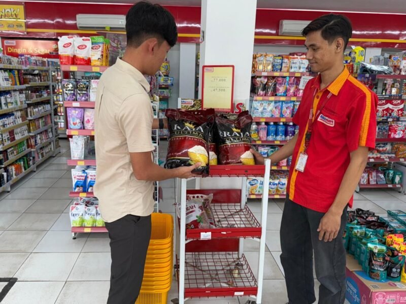 Jaga Stabilitas Harga, Satgas Pangan Polres Pulang Pisau Kembali Inspeksi Stok Beras di Retail