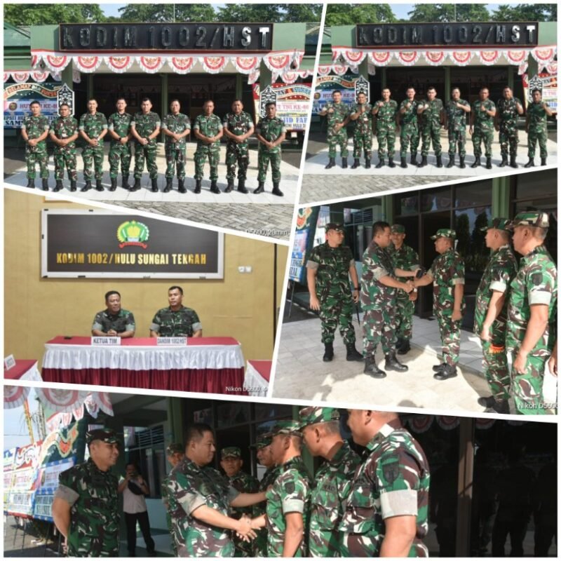 Tim Wasgiat Bidang Ops Sops Mabesad, Laksanakan Kegiatan di Kodim 1002/HST