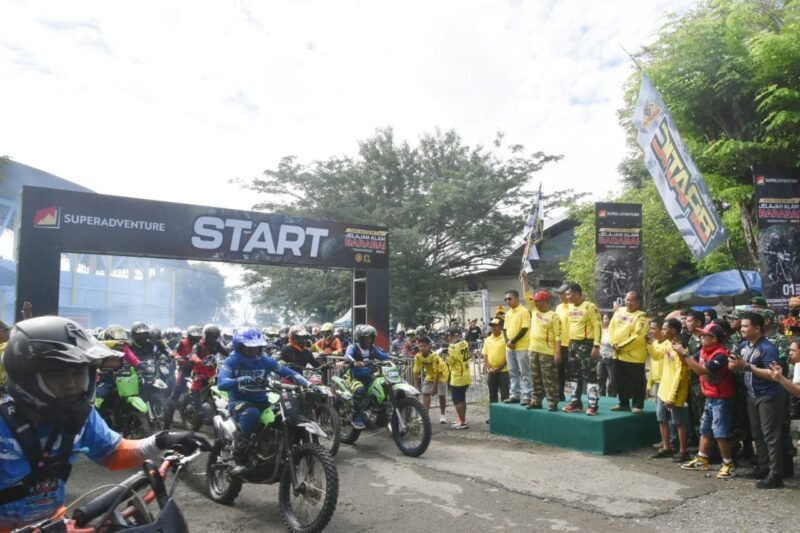 HUT ke-80 TNI, Rider Se-Kalimantan Tumpah Ruah di Jelajah Alam Barabai Part 8