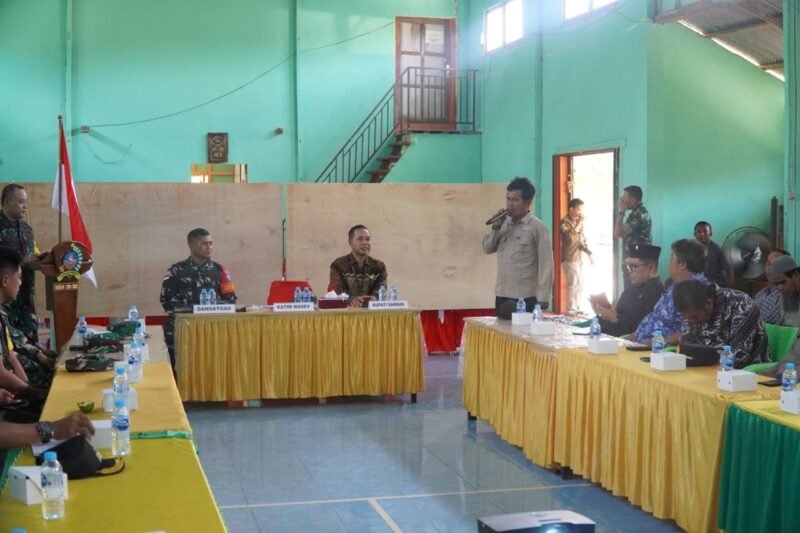 Kades Ratu Sepudak Ucapkan Terima Kasih kepada Satgas TMMD ke-126 Kodim 1208/Sambas