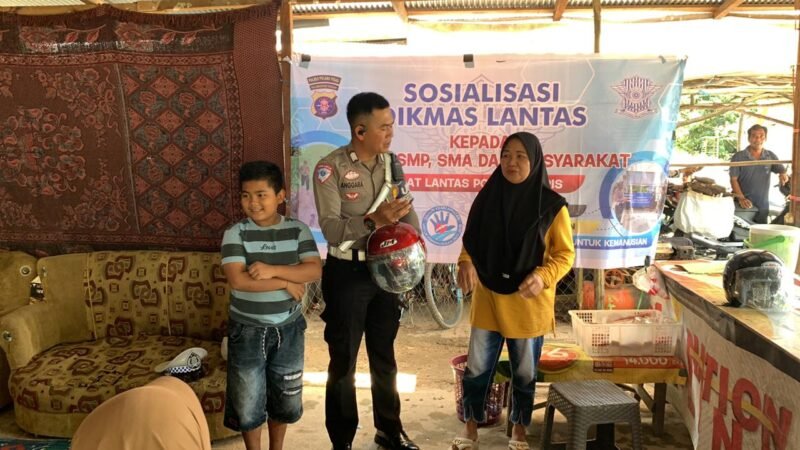 Satlantas Polres Pulang Pisau Lakukan Dikmas Lantas kepada Masyarakat