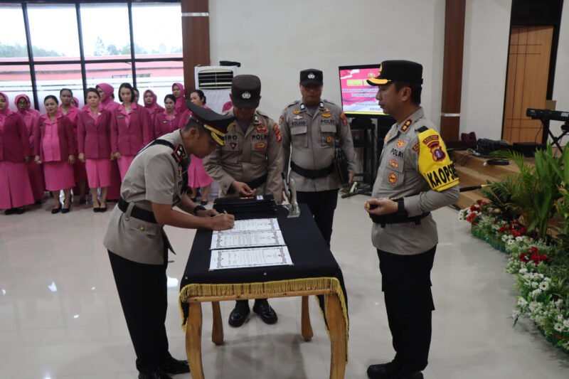 Penyegaran Organisasi, Sejumlah Pejabat Polres Pulang Pisau Resmi Diserahterimakan