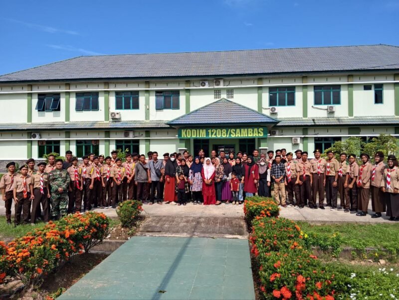 76 Siswa SMA Sedrajad Perwakilan Kabupaten Sambas Ikuti Latihan Korps Kadet Republik Indonesia