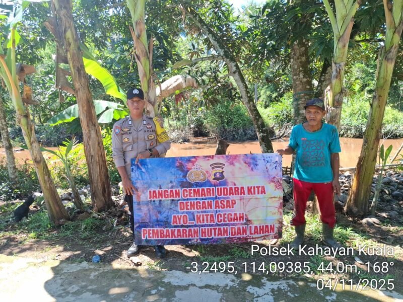 Personel Polsek Kahayan Kuala