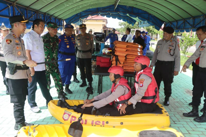 Wujud Mitigasi Bencana, Polres Pulang Pisau Cek Kesiapan Personel dan Sarpras