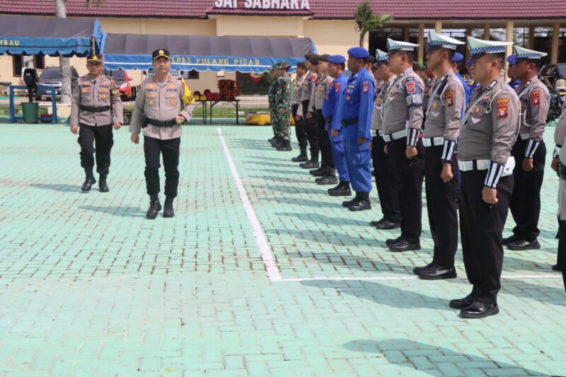 Antisipasi Bencana, Polres Pulang Pisau Tingkatkan Kesiapsiagaan Lewat Apel Tanggap Darurat