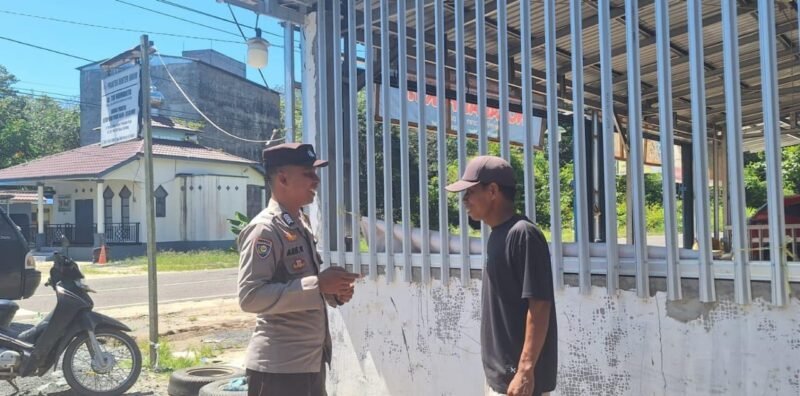 Sambang ke Masyarakat, Personel Polsek Maliku Lakukan Sosialisasi dan Imbauan