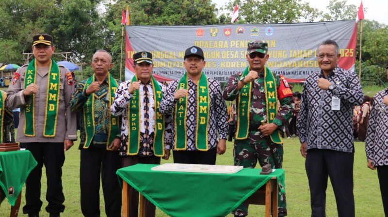 TMMD Dorong Percepatan Pembangunan Desa Kalibuntu (foto)
