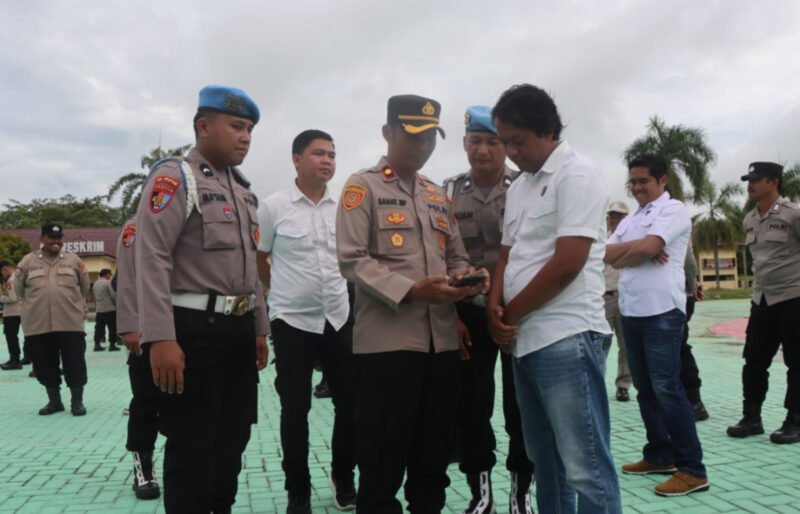 Tegas! Polres Pulang Pisau Periksa Ponsel Anggota Demi Bersihkan Praktik Judi Online