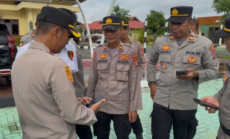 Polres Pulang Pisau Gelar Sidak Ponsel Anggota, Pastikan Tak Terlibat Judi Online