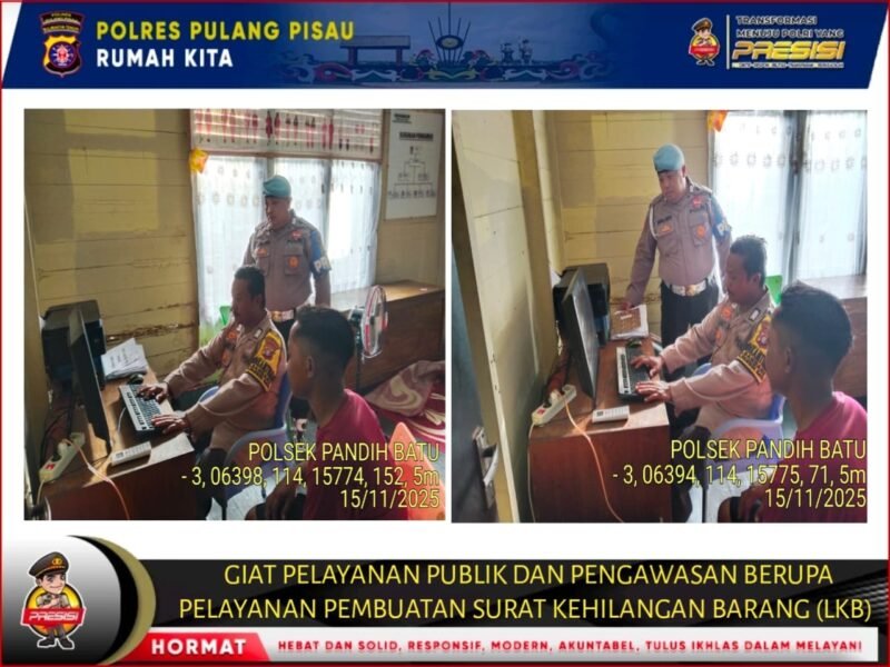 Sosialisasi Standar Pelayanan Publik (SKCK) untuk Warga Masyarakat Kecamatan Pandih Batu.