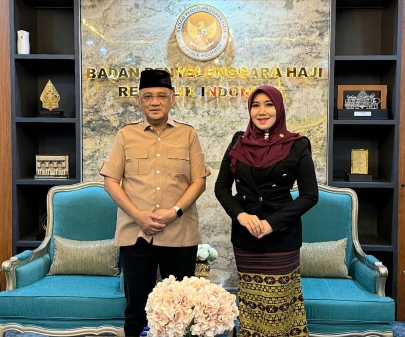 TargetNews.id/Nil/Foto/Kabar menggembirakan datang bagi calon jemaah haji asal Jawa Timur. Anggota Komite lll DPD RI, dr. Lia Istifhama,