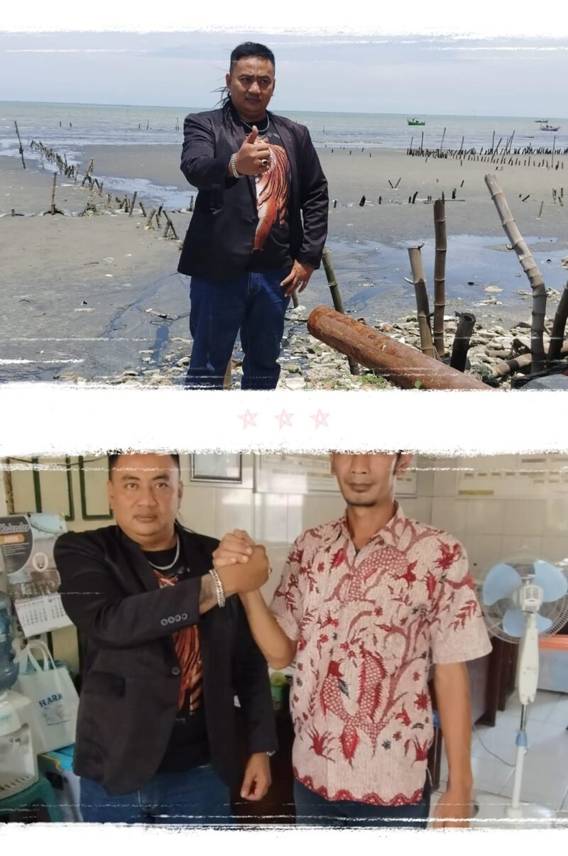 TargetNews.ID/Mamik/Foto/penanganan pencemaran lingkungan di wilayah Laut Desa Banyudono Kecamatan Kaliori Kabupaten Rembang yang di duga di lakukan oleh PT. Indo Seafood hingga warga mengadu ke Pemda Rembang melalui Bupati sampai detik ini belum ada titik temu. (Selasa/18/11/2025).