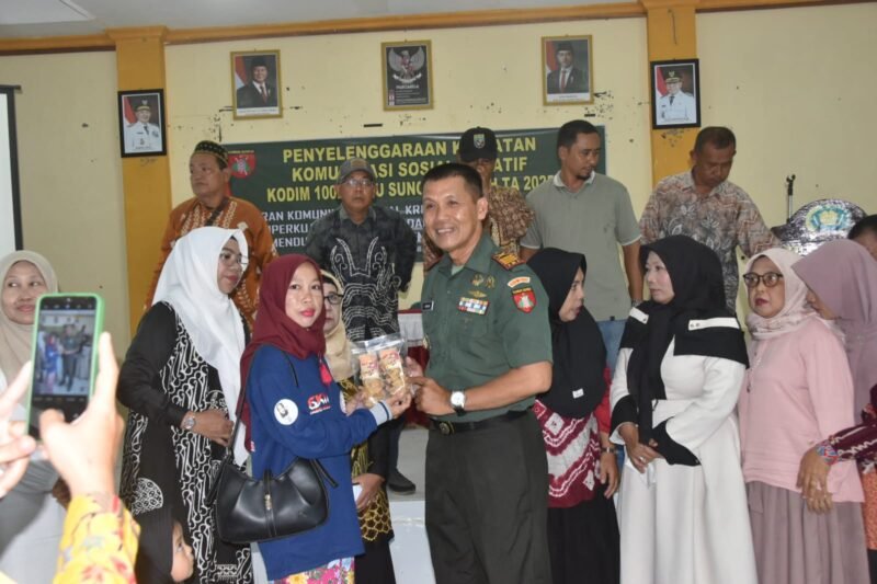 Wujudkan Sinergitas, Kodim 1002/HST Laksanakan Kegiatan Komunikasi Sosial Kreatif 2025