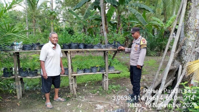 Polsek Pandih Batu Sambangi Masyarakat dengan Beri Imbauan sadar Hukum