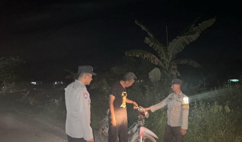 Foto: Polsek sebangau kuala gencarkan giat KRYD, dimalam hari