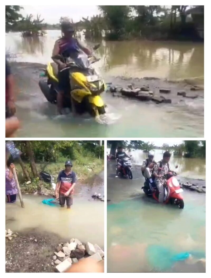 TargetNews.ID/Redaksi/foto/Warga Desa Pranti Bergerak, Bersama : Kades Hardi Komandoi Penanganan Tanggul Jebol di Glundung