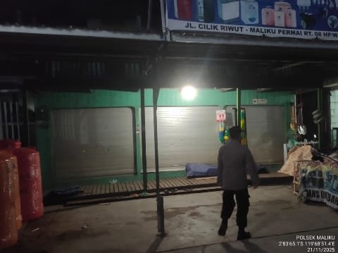 Cegah Tindak Pidana Premanisme, Polsek Maliku Gencarkan KRYD
