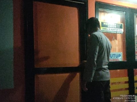 Personil Polsek Maliku Lakukan Patroli Guna Cegah Kriminalitas