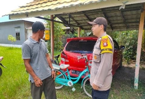 Sambang ke Masyarakat, Personel Polsek Maliku Lakukan Sosialisasi dan Imbauan