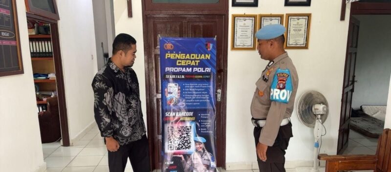 Personel Polsek Maliku Sosialisasi Kepada Masyarakat Kecamatan Maliku
