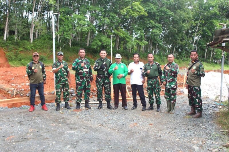 Dandim 1009/Tanah Laut Tinjau Langsung Lokasi Koperasi Desa Merah Putih