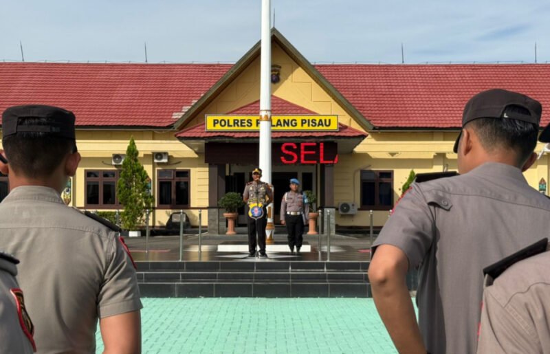 Tekan Sikap Arogansi, Wakapolres Pulang Pisau Berikan Pembinaan kepada Anggota