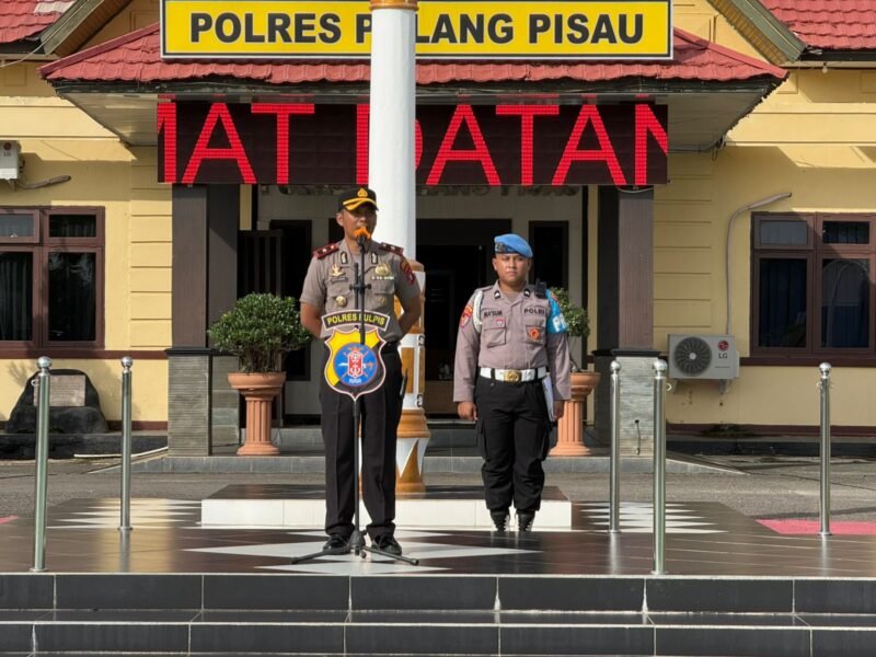 Wakapolres Pulang Pisau Tegaskan Pentingnya Sikap Humanis, Larang Arogansi pada Junior
