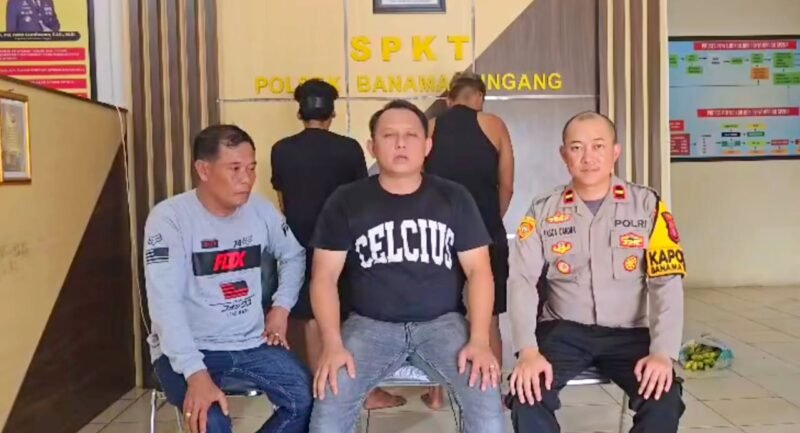 TAK BERKUTIK! Polsek Banama Tingang Ringkus Dua Spesialis Pencuri Mesin Diesel Kurang Dari 24 Jam Setelah Laporan