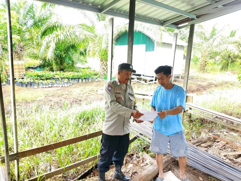 Polsek Pandih Batu Laksanakan Sosialisasi Call Center di Polsek Pandih Batu