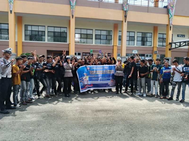 Satgas Ops Zebra Telabang 2025 Polres Pulang Pisau Gelar Sosialisasi di Car Free Day
