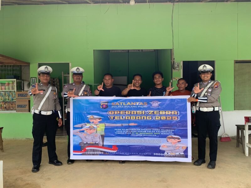 Sat Lantas Polres Pulang Pisau Intensifkan Sosialisasi Ops Zebra Telabang 2025 Untuk Tingkatkan Kesadaran Tertib Berlalu Lintas