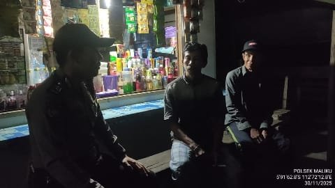 Cegah Tindak Pidana Premanisme, Polsek Maliku Gencarkan KRYD