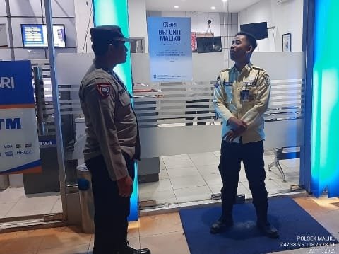 Antisipasi Terjadinya Tindak Pidana Polsek Maliku Patroli Malam.