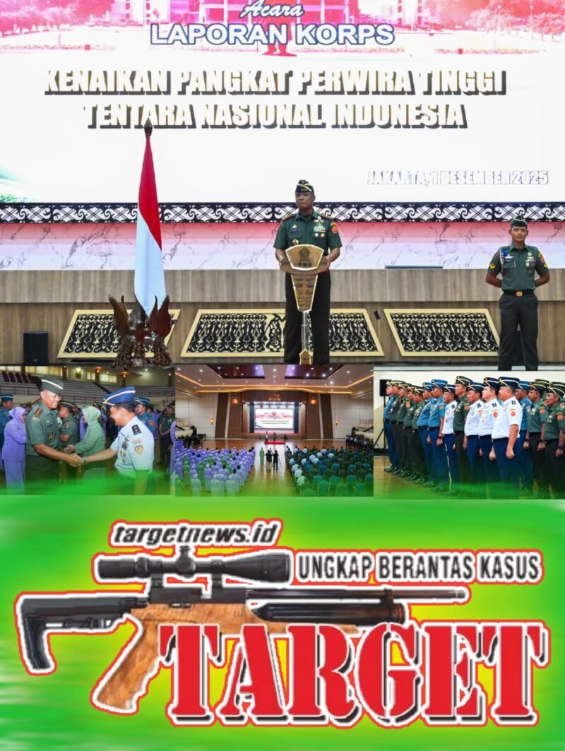 Wakil Panglima TNI Pimpin Laporan Korps Kenaikan Pangkat 139 Pati (TargetNews.ID Istimewah)