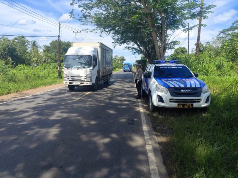 Satlantas Polres Pulang Pisau Gelar Patroli Daerah Rawan Pelanggaran dan Laka Lantas