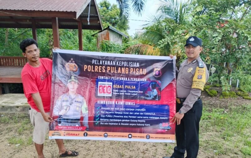 Sambang ke Masyarakat, Personel Polsek Maliku Lakukan Sosialisasi dan Imbauan