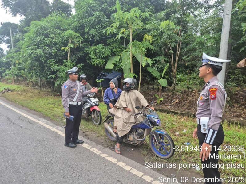 Pelanggar Lalu lintas di Pulang Pisau Didominasi Tak Menggunakan Helm