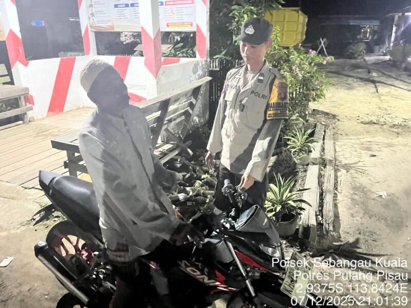Polsek Sebangau Kuala laksanakan kegiatan KRYD di wilayah kecamatan Sebangau Kuala